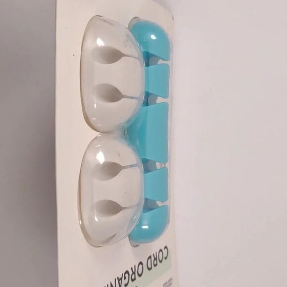 Cord Organizer 3 Count Pack 2 Cord and 4 Cord Holders Stick On Adhesive Mount - Picture 8 of 11